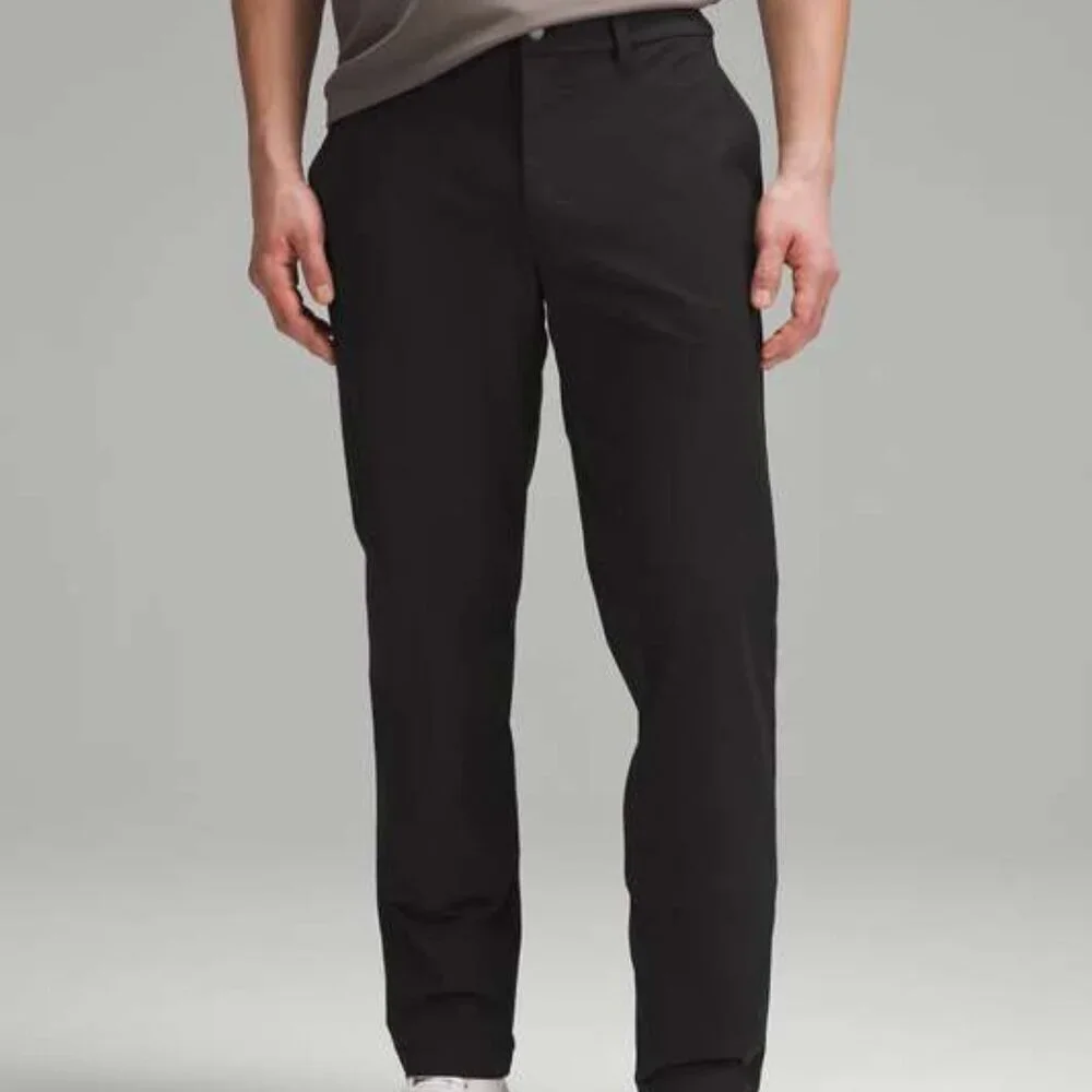 Lululemon ABC Classic Fit Black Trousers -Size 34